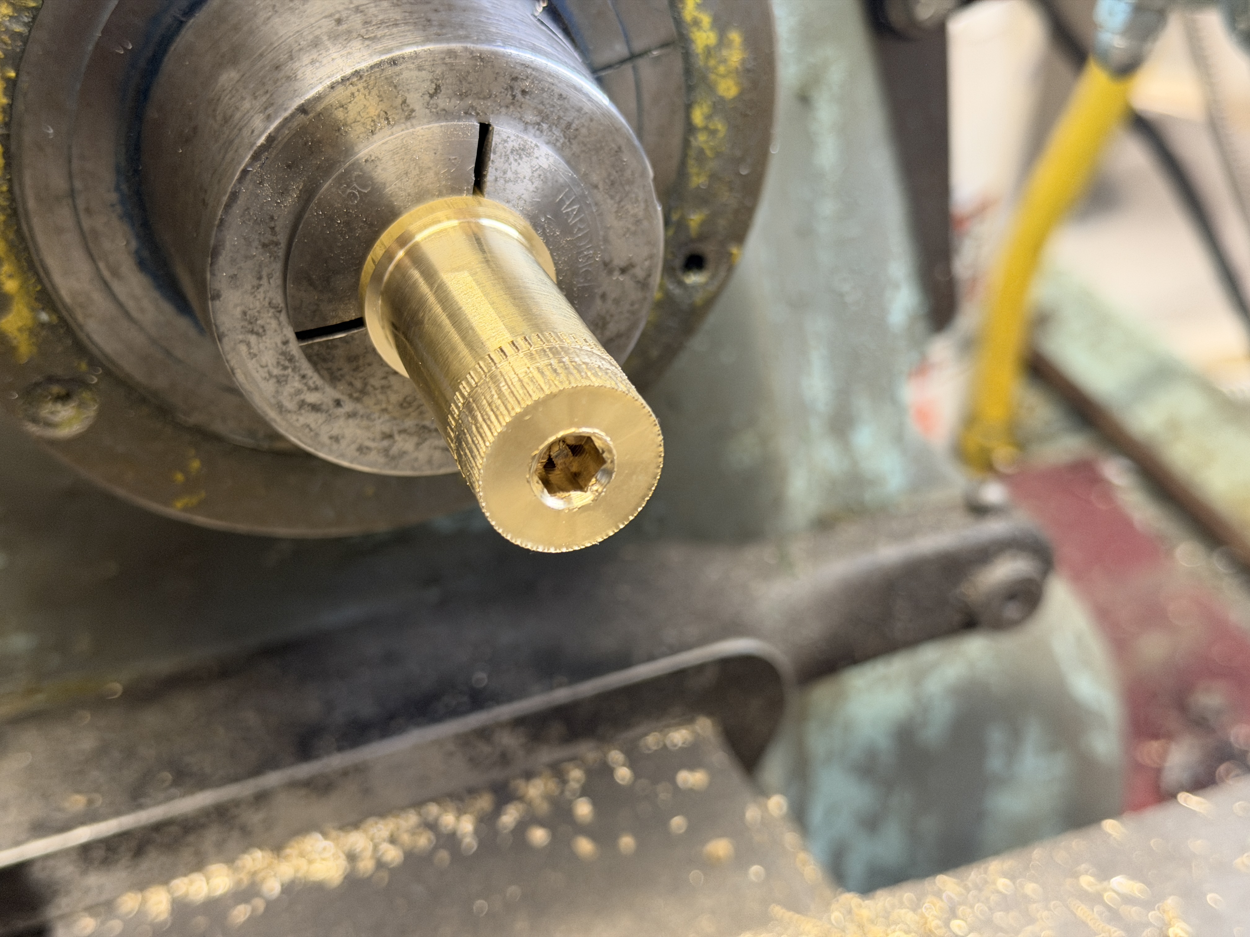Broaching the hexagonal hole